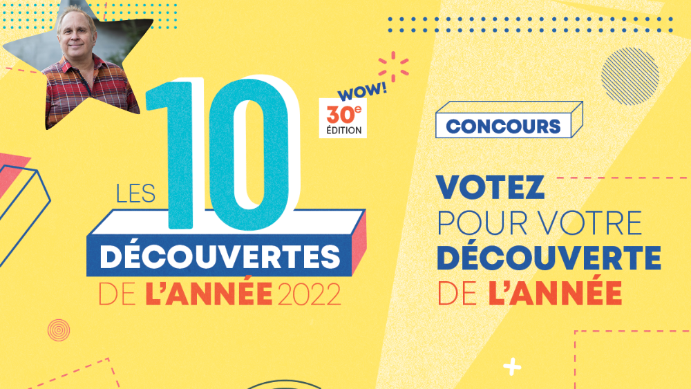 Votez pour Martin Olivier pour la découverte de l'année. 2021 