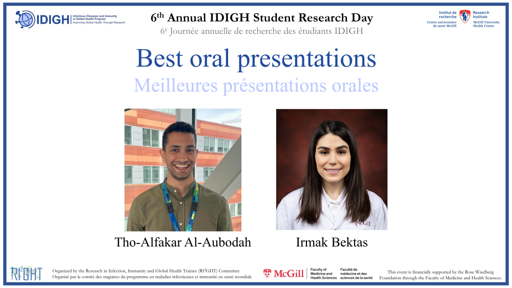 IDIGH Research Day 2022: Congratulations to the best presentation awardees!